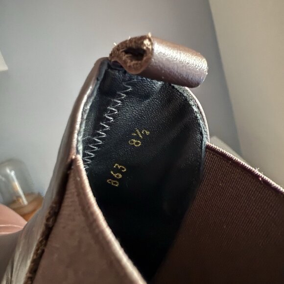 Freda Salvador Brooke Rain Resistant Dark Brown Leather Chelsea Boots 8.5 - Picture 10 of 10